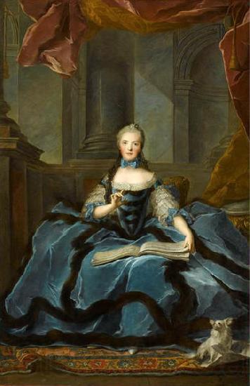 Jjean-Marc nattier Portrait of Marie Adelaide of France Norge oil painting art